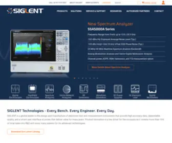 Siglentna.com(SIGLENT Technologies) Screenshot