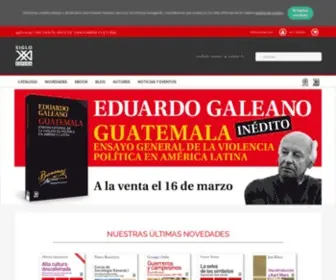 Sigloxxieditores.com(Siglo XXI Editores) Screenshot