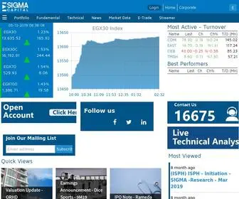 Sigma-Cap.com(Sigma Securites Borkerage) Screenshot
