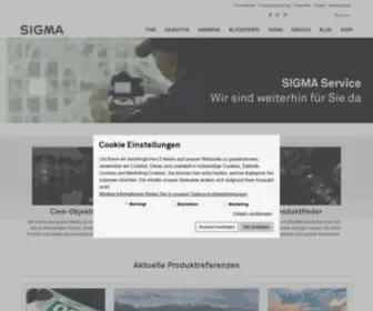 Sigma-Foto.de(Kamera, Digitalkamera, Blitzgerät und Objektive) Screenshot