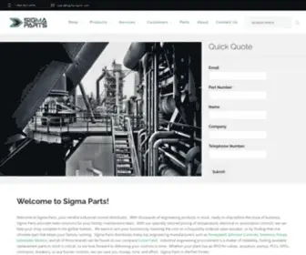 Sigma-Parts.com(Industrial Engineering Control & PLC Distributor) Screenshot