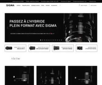 Sigma-Photo.fr(Boîtiers Foveon et objectifs pour reflex et hybride) Screenshot