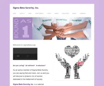 Sigmabeta.org(Sigma Beta Sorority) Screenshot