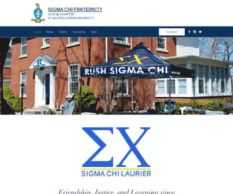 Sigmachilaurier.ca(Wilfrid Laurier University) Screenshot