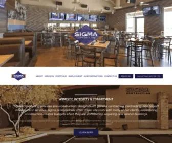 Sigmacontracting.com(Construction Companies in Southwest) Screenshot