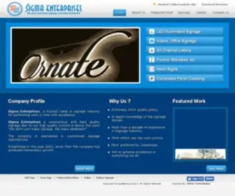 Sigmaenterprises.in(Sigma Enterprises) Screenshot