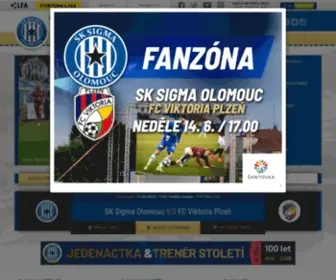 Sigmafotbal.cz(SK Sigma Olomouc) Screenshot