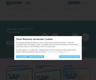 Sigmagmbh.de(SAP Business One) Screenshot