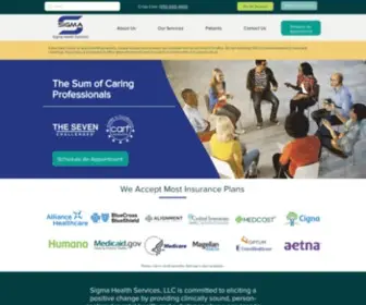 Sigmahealthservices.com(Sigma Health Services) Screenshot