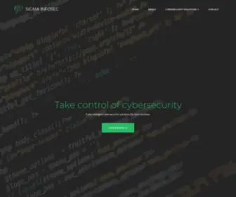 Sigmainfosec.com(Cybersecurity Solutions for Business) Screenshot