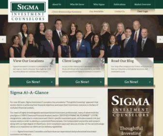 Sigmainvestments.com(Sigma Investment Counselors) Screenshot