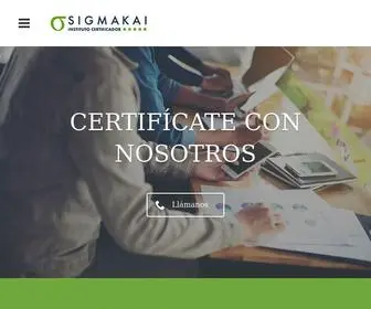 Sigmakai.com(Instituto Certificador) Screenshot