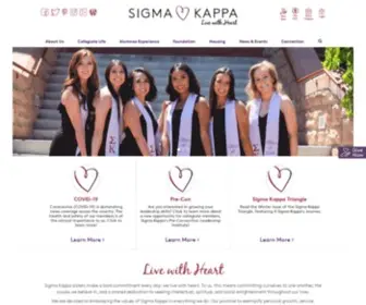 Sigmakappa.org(Sigma Kappa) Screenshot