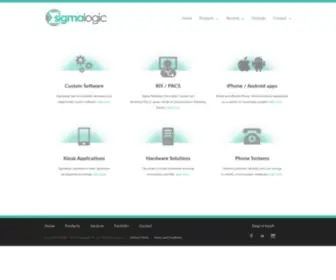 Sigmalogic.com.au(Application Design & Development in Perth) Screenshot