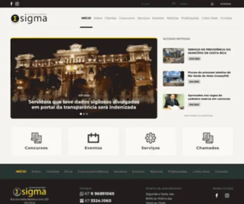 Sigmams.com.br(Sigma Concursos) Screenshot