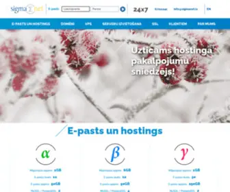 Sigmanet.lv(Uzticami hostinga pakalpojumi /) Screenshot