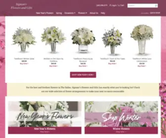 Sigmansflorist.com(The Dalles Florist) Screenshot