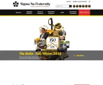 Sigmanu.org(Sigma Nu) Screenshot