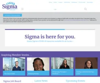 Sigmanursing.org(Sigma) Screenshot