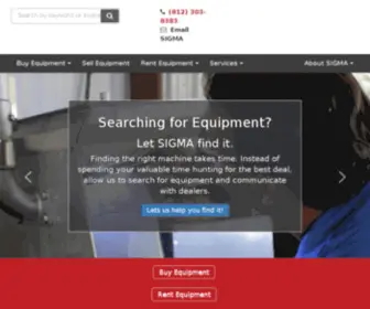 Sigmapackaging.com(SIGMA Equipment) Screenshot