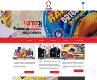 Sigmapak.com(Sigmapak Ecuador) Screenshot