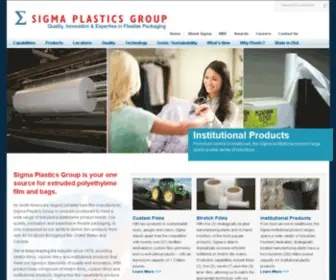 Sigmaplastics.com(Sigma Plastics Group) Screenshot