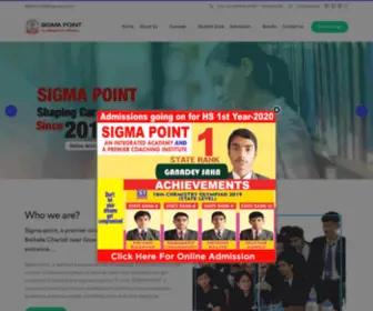 Sigmapoint.in(IIT-JEE/NEET-AIIMS/CEE/Board Exams Coaching Institute) Screenshot