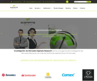 Sigmate-Research.com(INVESTIGACIÓN DE MERCADOS) Screenshot