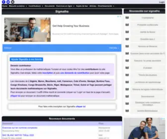 Sigmaths.net(Mathématiques) Screenshot