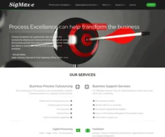 Sigmax-E.com(The Project a Bootstrap) Screenshot