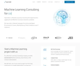 Sigmoidal.io(Machine Learning Consulting & Data Science Consulting) Screenshot