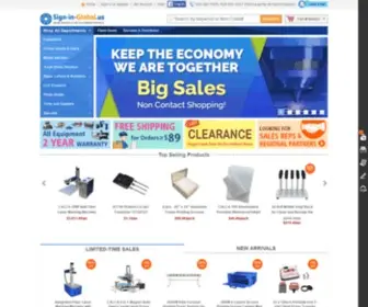 Sign-IN-Global.us(US Online Wholesale for AD & Signage Producs) Screenshot