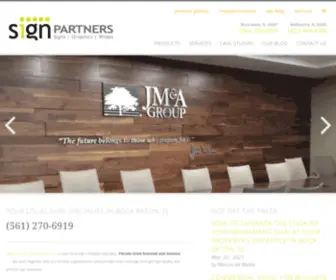 Sign-Partners.com(Boca Raton Custom Business Sign Company) Screenshot