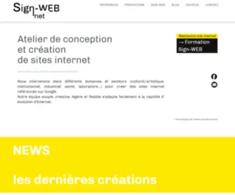 Sign-WEB.net(Création) Screenshot