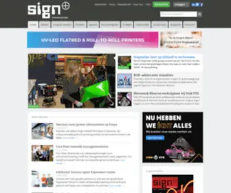 Sign.nl(Voor signmakers en zeefdrukkers) Screenshot