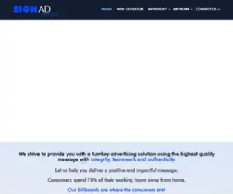 Signad.com(SignAd Outdoor Advertising) Screenshot