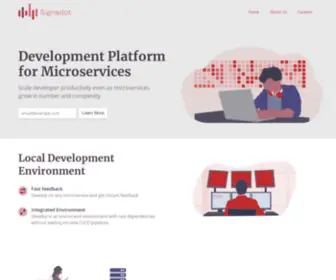 Signadot.com(Scalable Kubernetes Development Environments for Microservices) Screenshot