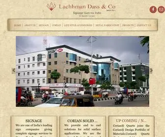 Signage-LDC.com(Lachhman Dass & Co) Screenshot