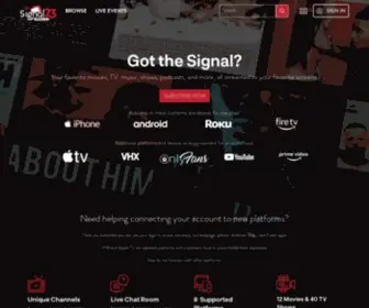 Signal23TV.com(American internet broadcasting television network) Screenshot