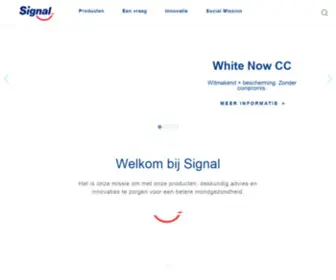 Signal.be(Welkom bij Signal) Screenshot