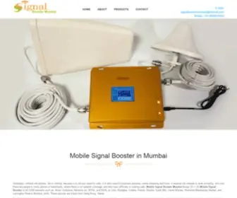 Signalboostermumbai.in(Mobile Signal Booster Mumbai) Screenshot