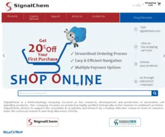 Signalchem.com(Enzymes) Screenshot