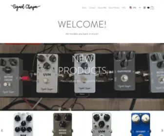 Signalcheyne.com(Hand built pedals) Screenshot