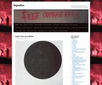 Signalfire.org(Documentation on popular resistance) Screenshot