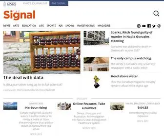 Signalhfx.ca(The Signal) Screenshot