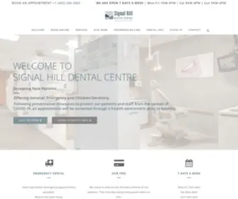 Signalhilldental.com(Calgary SW Dentist) Screenshot