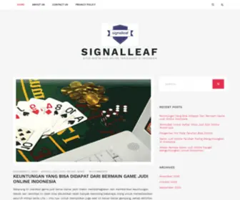 Signalleaf.com Screenshot