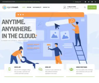 Signalmash.com(Omni-channel communications platform) Screenshot
