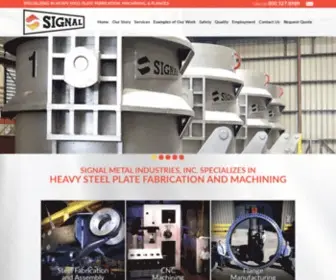 Signalmetal.com(Signal Metal Industries) Screenshot