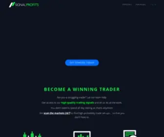Signalprofits.com(#1 Bitcoin and Cryptocurrency Trading and Investing Platform) Screenshot